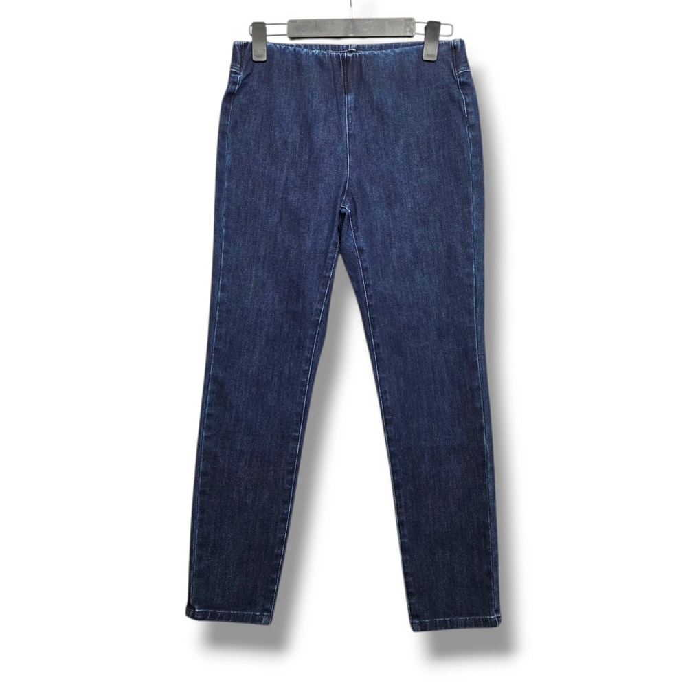 Soft Surroundings Pull On Skinny Jean Women Small Petite Ultimate Denim Mid Rise